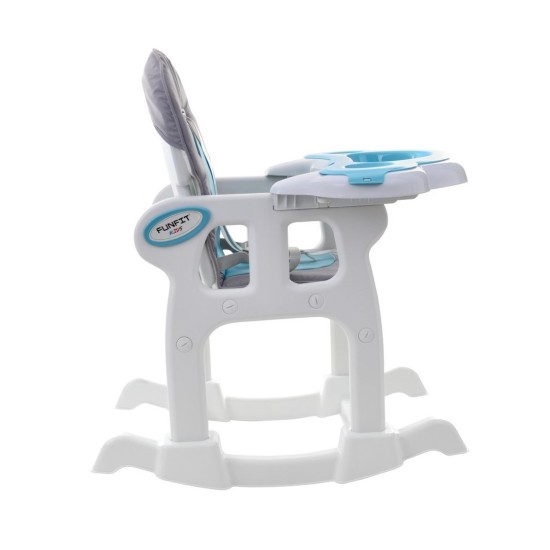 Maitinimo Kėdutė-Transformeris 5*1 Funfit blue  grey